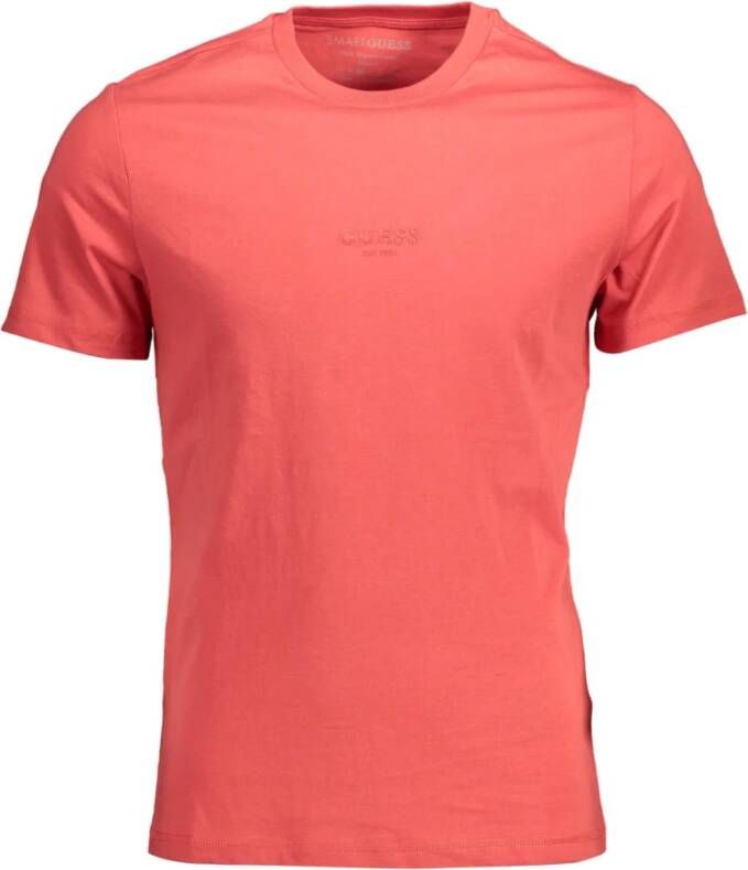 Guess T-Shirts Rood Heren