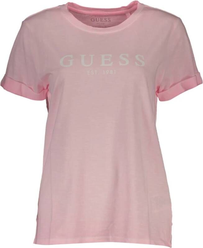 Guess T-shirt Korte Mouw ES SS 1981 ROLL CUFF TEE