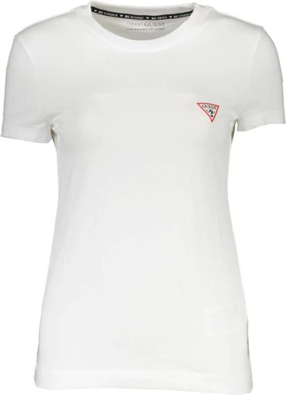 Guess Witte Katoenen Tops & T-Shirt Stijlvolle Toevoeging aan Je Garderobe White Dames - Foto 10