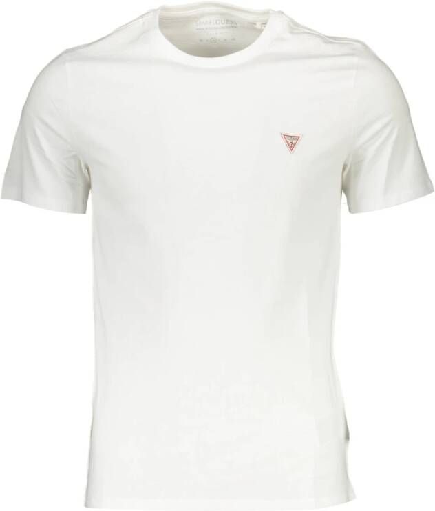 Guess Organisch Katoenen Slim Fit T-Shirt White