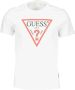 Guess Slim Fit T-shirt met Korte Mouwen White Heren - Thumbnail 1