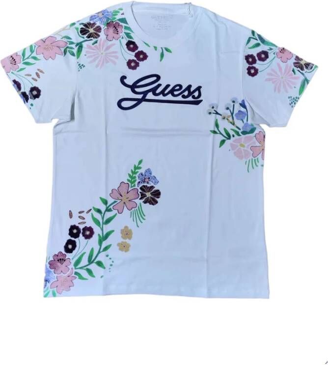 Guess T-shirt met bloemenprint model 'FLOWER'