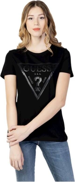 Guess T-Shirts Zwart Dames