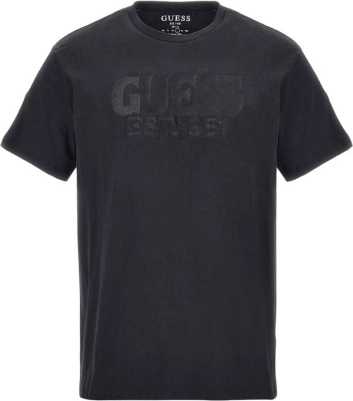 Guess T-Shirts Zwart