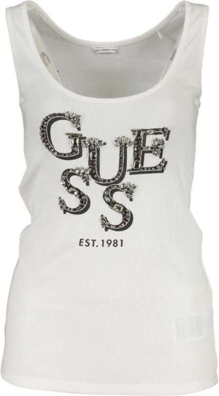 Guess Sleeveless Tops Wit Dames