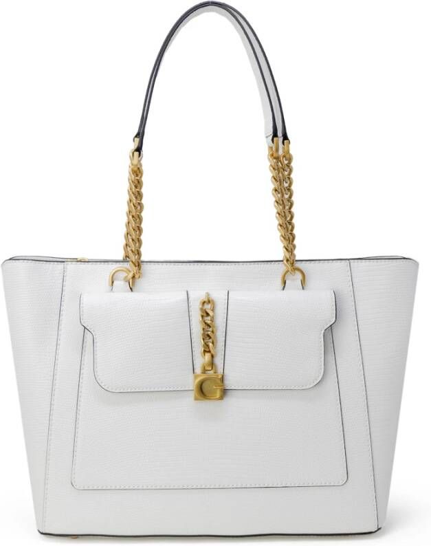 Guess Tiberia Tote Handtas White Dames