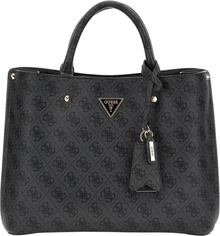 Guess Handtas met hengsel model 'MERIDIAN GIRLFRIEND SATCH'