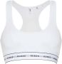Guess Training T-Shirt met Logo Inlays White Dames - Thumbnail 1