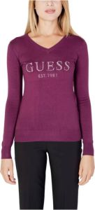 Guess V-neck Knitwear Paars Dames