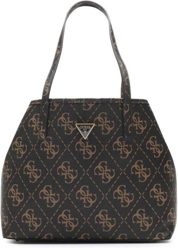 Guess Elegante Shopper Tas van Hoge Kwaliteit Kunstleer Brown Dames