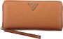 Guess Bruine Polyethyleen Portemonnee met Muntvak Brown Dames - Thumbnail 1
