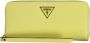 Guess Gele Portemonnee met Meerdere Vakken en Ritssluiting Yellow Dames - Thumbnail 1
