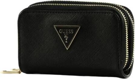 Guess Zwarte synthetische damesportemonnee Black Dames