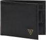 Guess Leren Portemonnee Pashouder Zwart Black Heren - Thumbnail 2