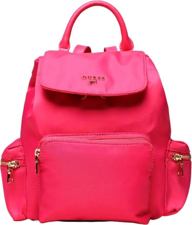 Guess Waterdichte Rugzak Art. J3Yz05Wfmr0 Roze Dames