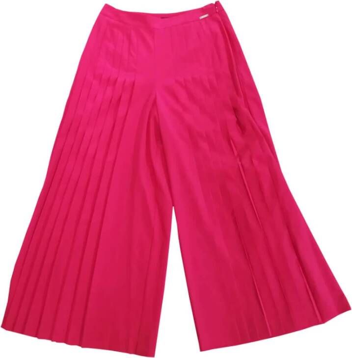 Guess Wijde broek Roze Dames