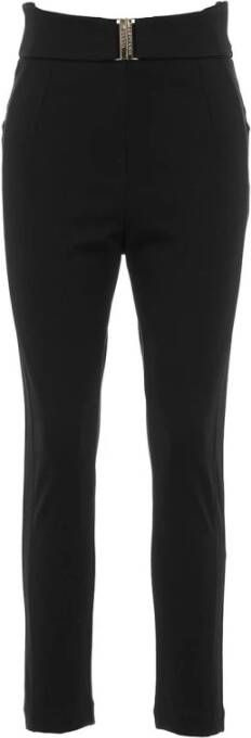 Guess Womens Clothing Trousers Zwart Dames