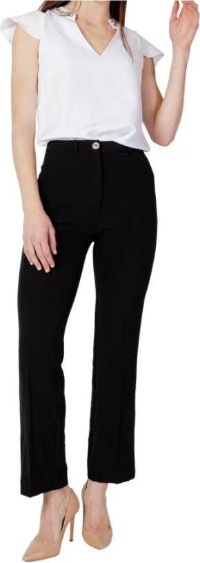 Guess Stretch Stoffen Amerikaanse Zakbroek Black Dames