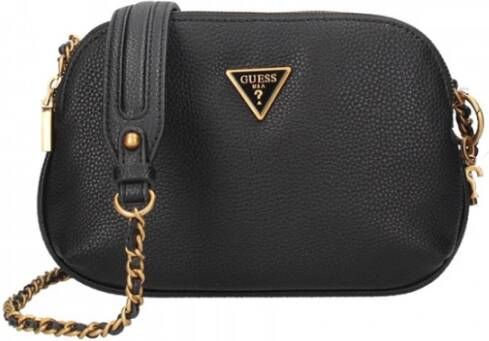 Guess Zwarte Crossbody Tas met Meerdere Compartimenten Black Dames