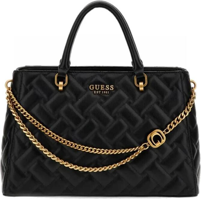Guess Zwarte Handtas Gracelynn Girlfriend Satchel
