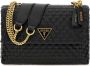 Guess Zwarte Schoudertas met Ketting en Contrastdetails Black Dames - Thumbnail 1