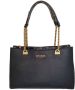 Guess Zwarte polyethyleen schoudertas met meerdere compartimenten Black Dames - Thumbnail 1