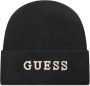 Guess Zwarte handschoenen met omgeslagen manchet en logo Black Dames - Thumbnail 2