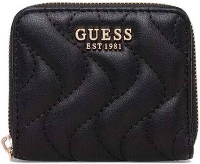 Guess Zwarte portemonnee met ritssluiting en kaartsleuven Zwart Dames