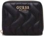 Guess Zwarte portemonnee met ritssluiting en kaartsleuven Zwart Dames - Thumbnail 1