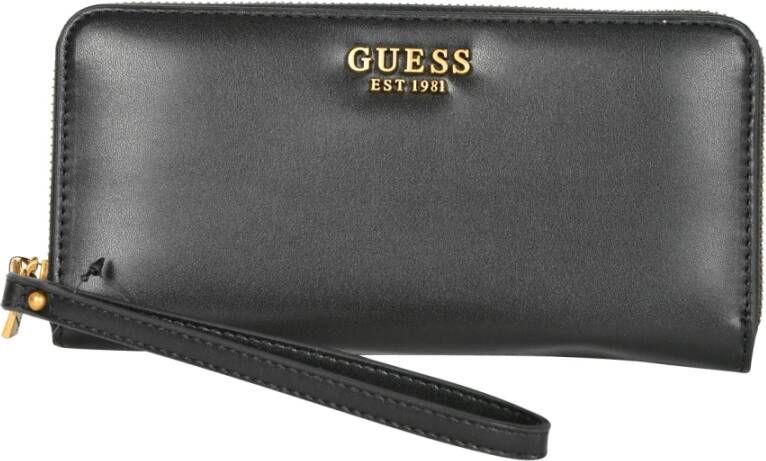 Guess Zwarte portemonnee met ritssluiting Zwart Dames