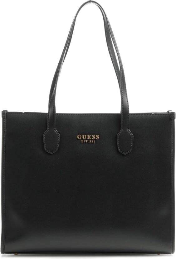 Guess Klassieke Zwarte Tote Tas Vrouwen Black Dames