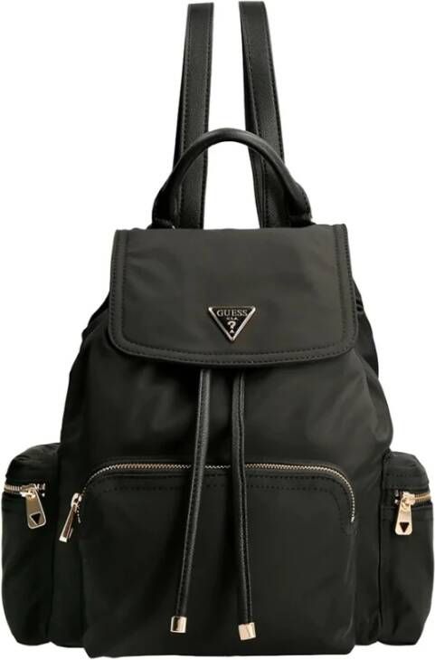 Guess Zwarte technische stoffen tas met verstelbare bandjes Zwart Dames