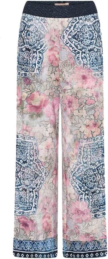 Gustav Wide Leg Jersey Broek Marisa Multicolor Dames
