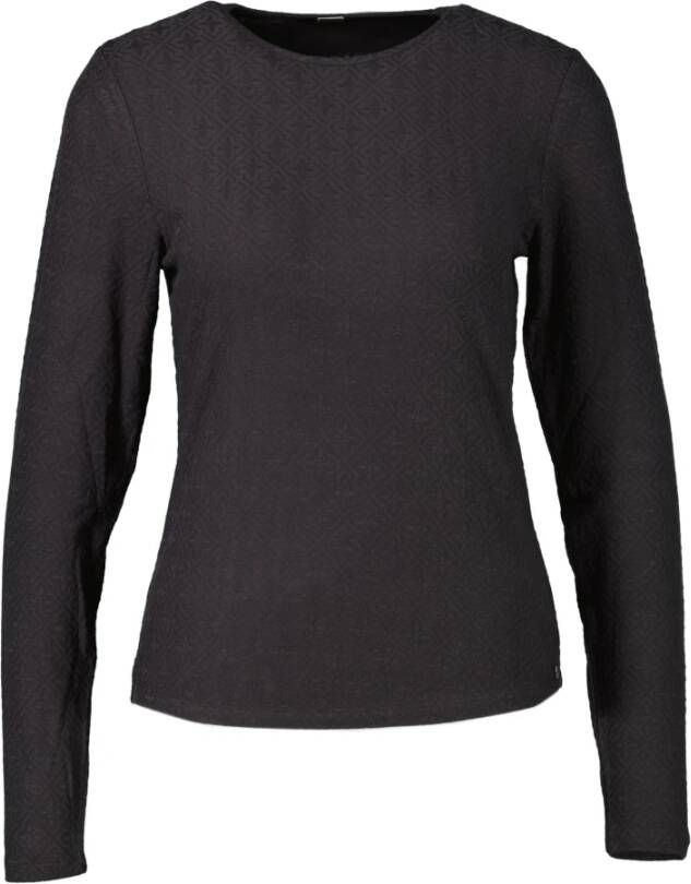 Gustav Langsleeve Ivora T-shirt Donkerbruin Brown Dames