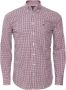 Hackett Gingham -Overhemd Rood Heren - Thumbnail 1