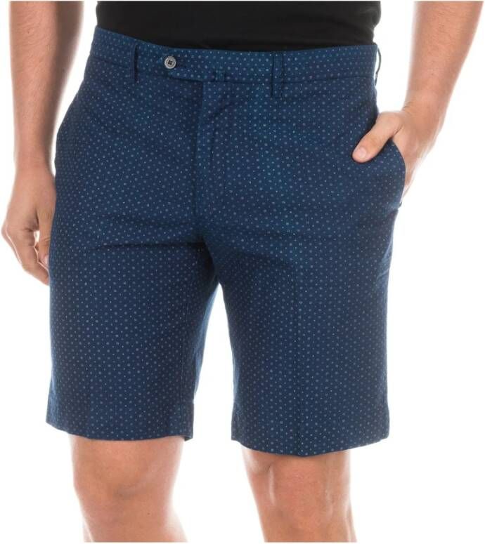 Hackett Long Shorts Blauw Heren