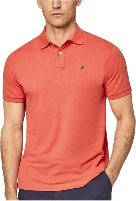 Hackett Polo Shirts Oranje Heren