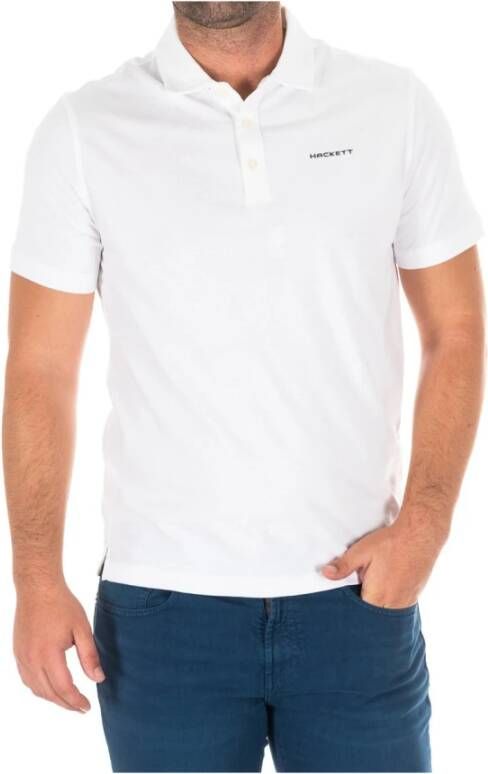 Hackett Polo Shirts Wit Heren