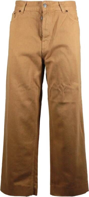 Haikure Denim Jeans met riemlussen Brown Dames