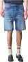 Haikure Denim Shorts Blauw Heren - Thumbnail 3