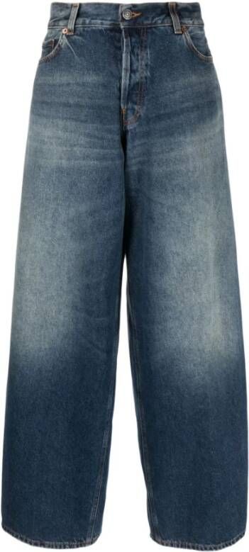 Haikure Denim Shorts met Ritssluiting en Knoopsluiting Blauw Dames