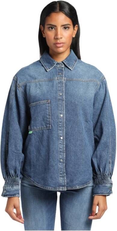 Haikure Denimoverhemden Blauw Dames