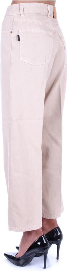 Haikure Beige Broek met Knoop en Rits Beige Dames - Foto 3