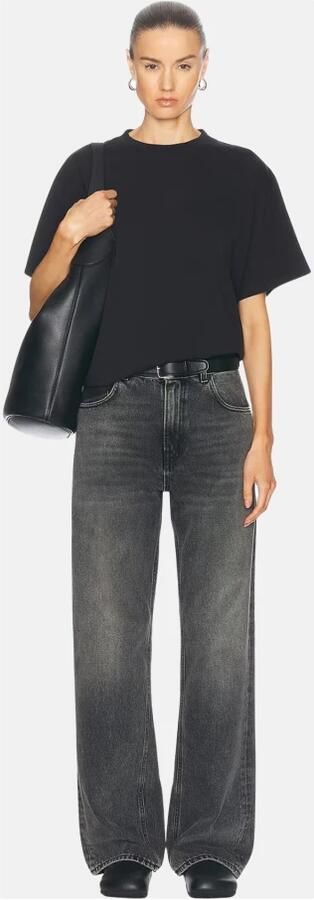 Haikure High-waisted Straight Leg Jeans Black Dames - Foto 4