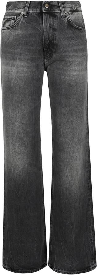 Haikure Korea Spider Black Jeans Black Dames