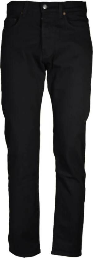 Haikure Denim Jeans met knoopsluiting Black Heren
