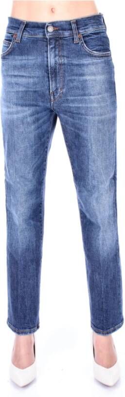 Haikure Straight Jeans Blauw Dames