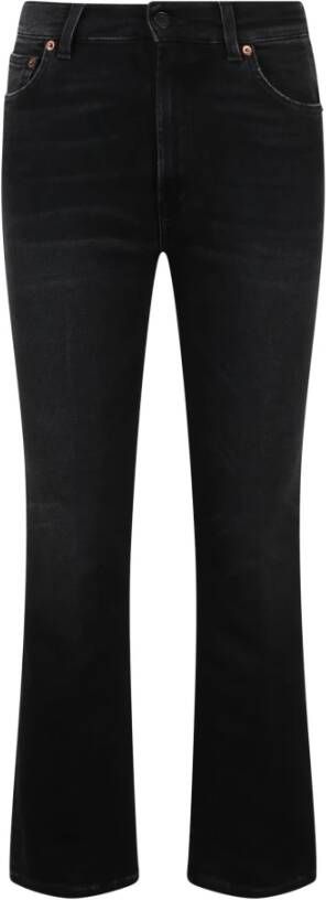 Haikure Zwarte stretch denim bootcut jeans Zwart Dames