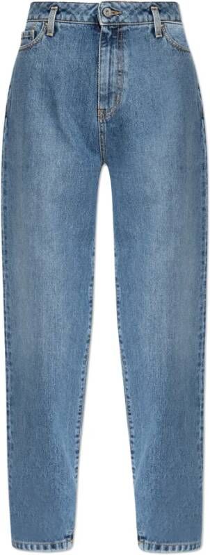 Halfboy Boyfriend jeans Blauw Dames