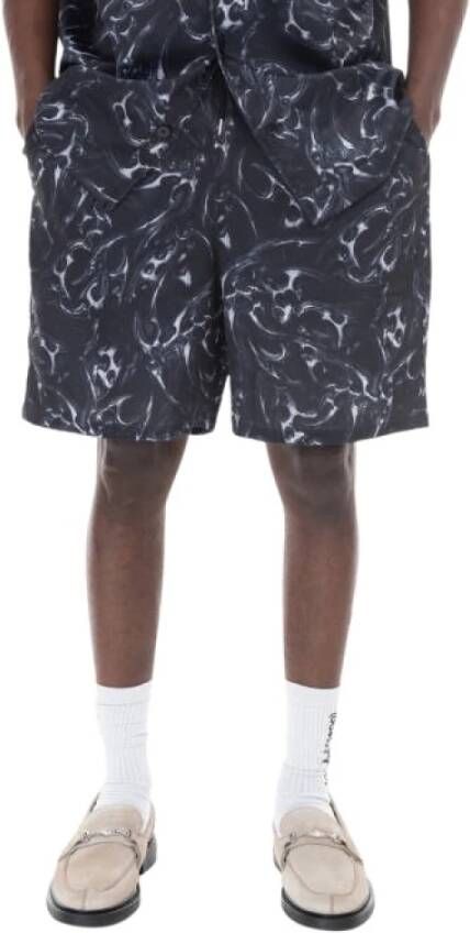 Han Kjøbenhavn Tribal Fantasy Heren Korte Shorts Blauw Heren